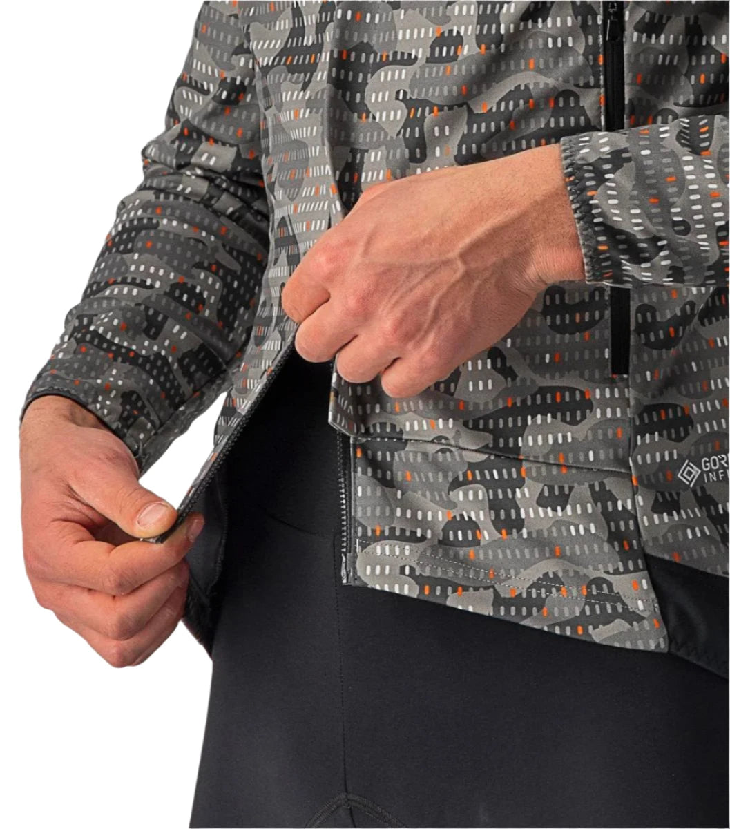 CASTELLI UNLIMITED PERFETTO RoS 2 JACKET NICKEL GRAY/DARK GRAY ZIPPER