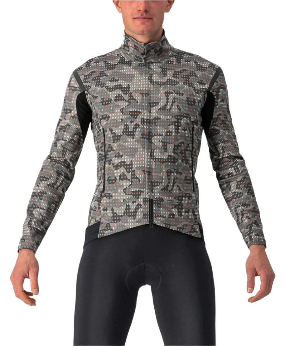 CASTELLI UNLIMITED PERFETTO RoS 2 JACKET NICKEL GRAY/DARK GRAY FRONT
