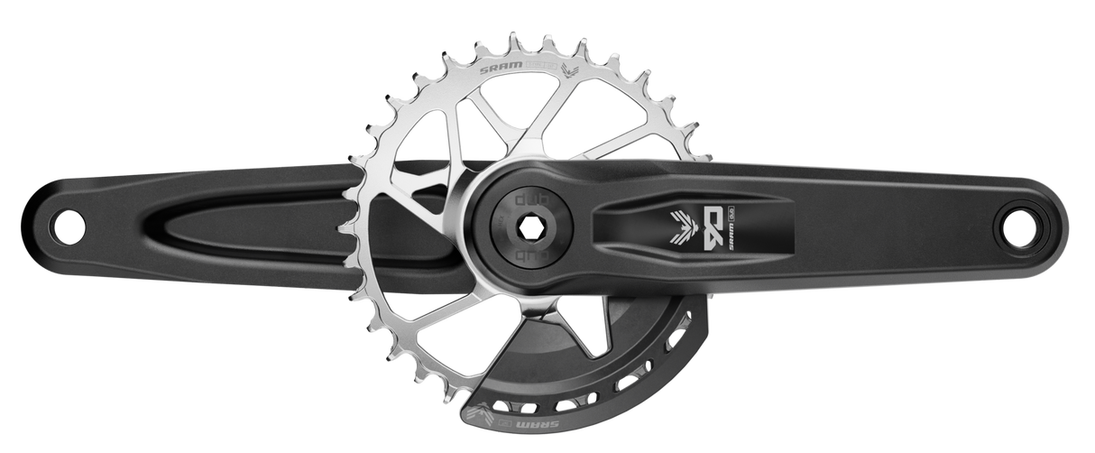 SRAM Crankset Eagle 90 Q174 CL55 DUB MTB Wide Black 2-guards 32t Steel T-Type