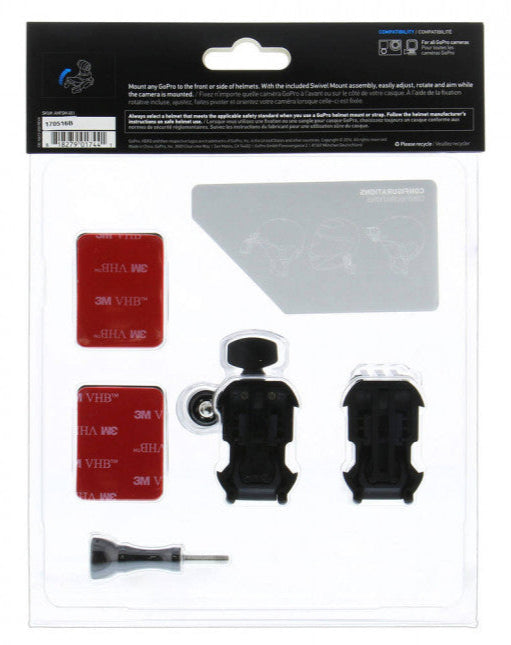 GoPro Helmet Front + Side Mount