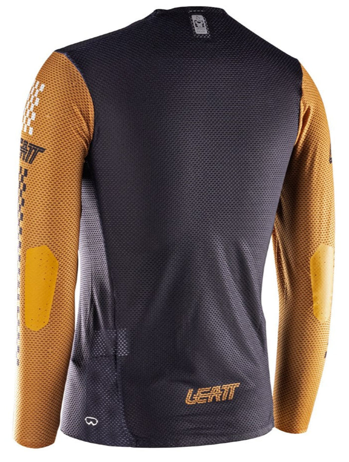 Leatt MTB Gravity 4.0 Junior Jersey Rust BACK