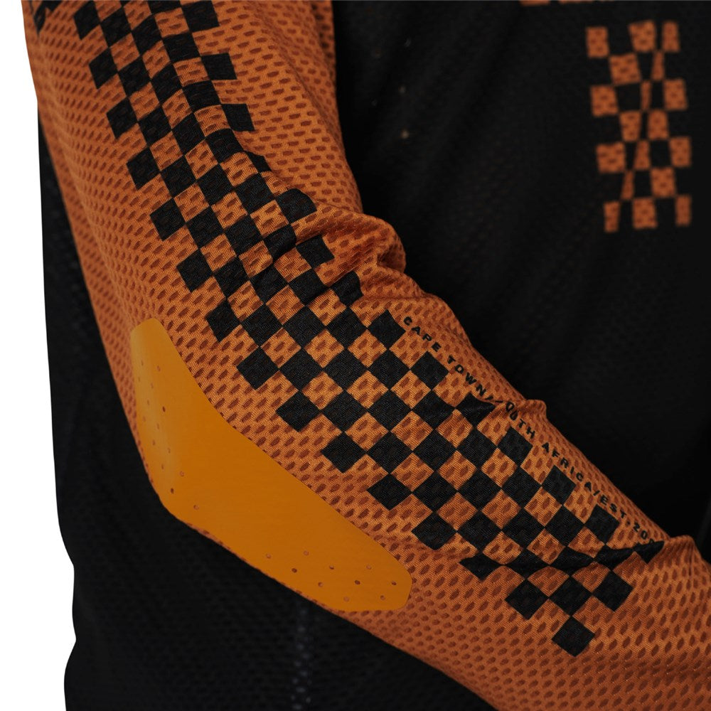 Leatt MTB Gravity 4.0 Junior Jersey Rust DETAIL