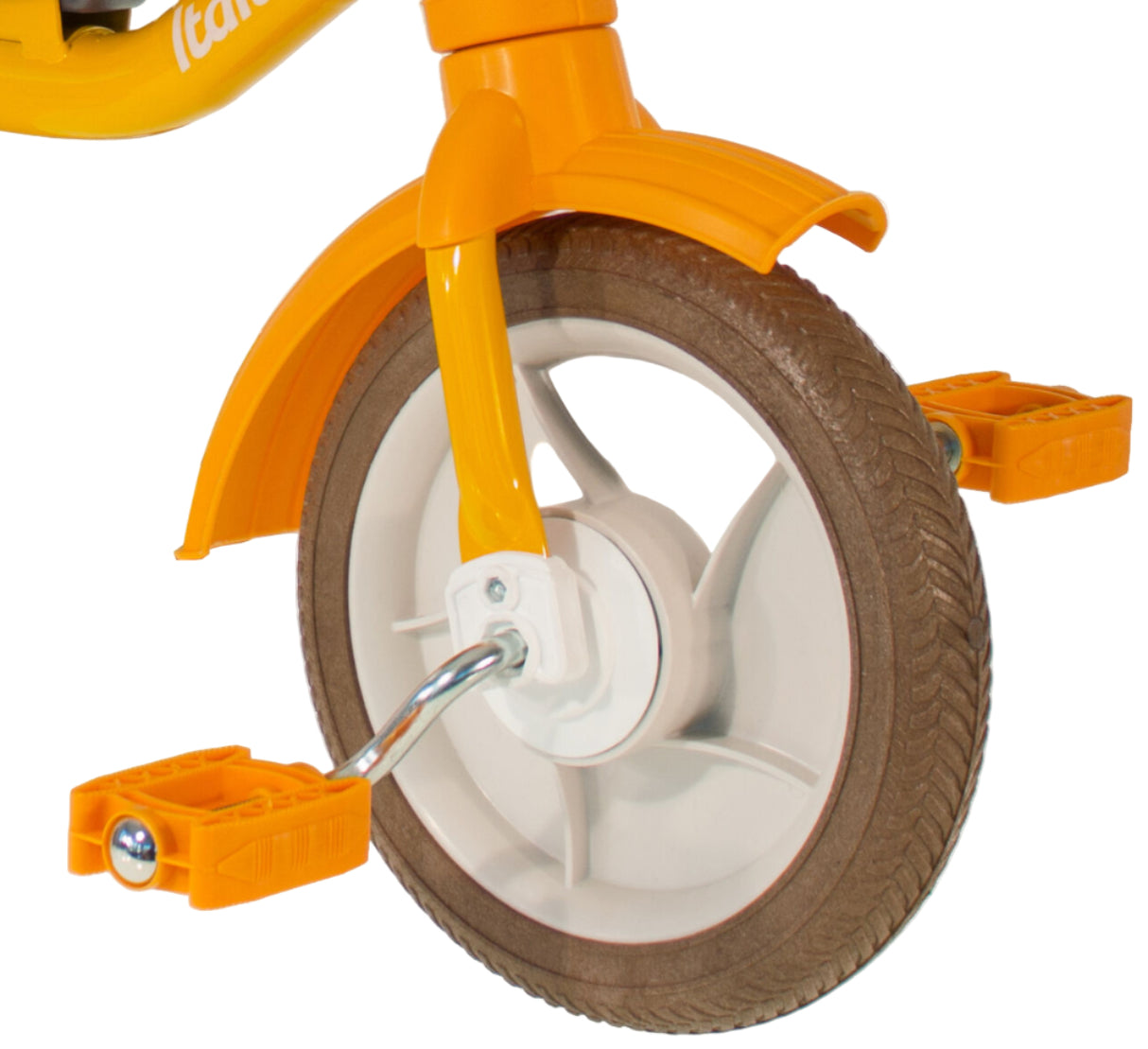 Italtrike Passenger 10" Tricycle - Road Work Orange