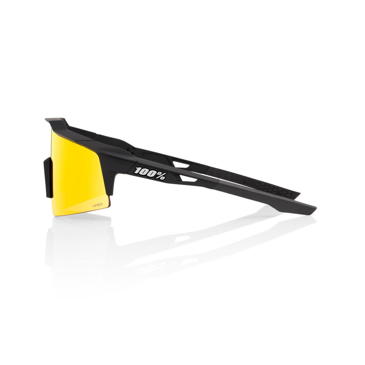 100 Percent Eyewear SPEEDCRAFT SL - Soft Tact Black - HiPER Red