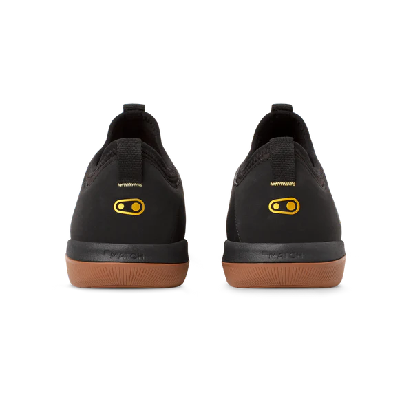Crank Brothers Shoes Stamp Street Fabio Black/Gold Flat