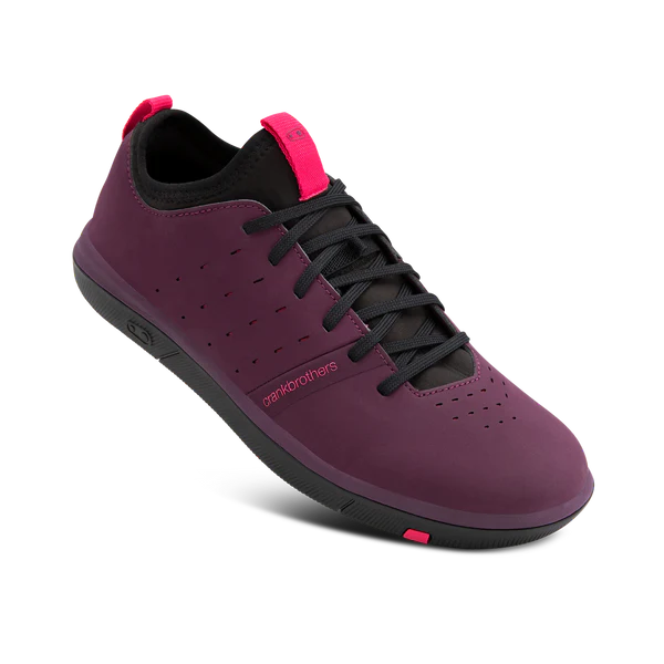 Crank Brothers Shoes Stamp Street Fabio Purple/Pink Flat