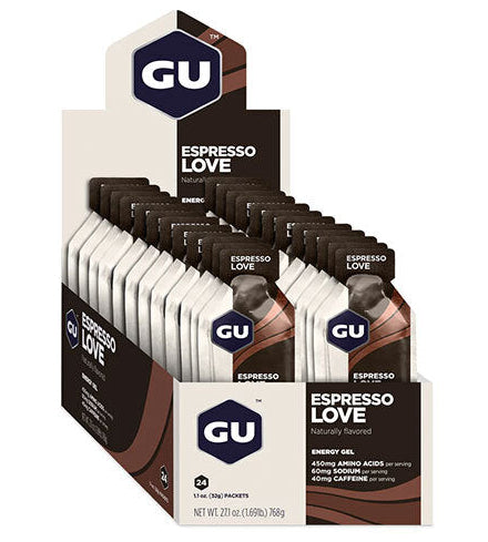 GU Energy Gel 32g Espresso Love - Box of 24