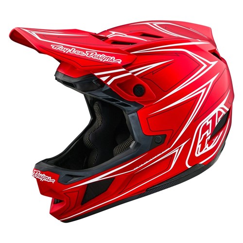 Troy Lee Designs 24.1 D4 Composite AS Helmet MIPS Pinned Light Red