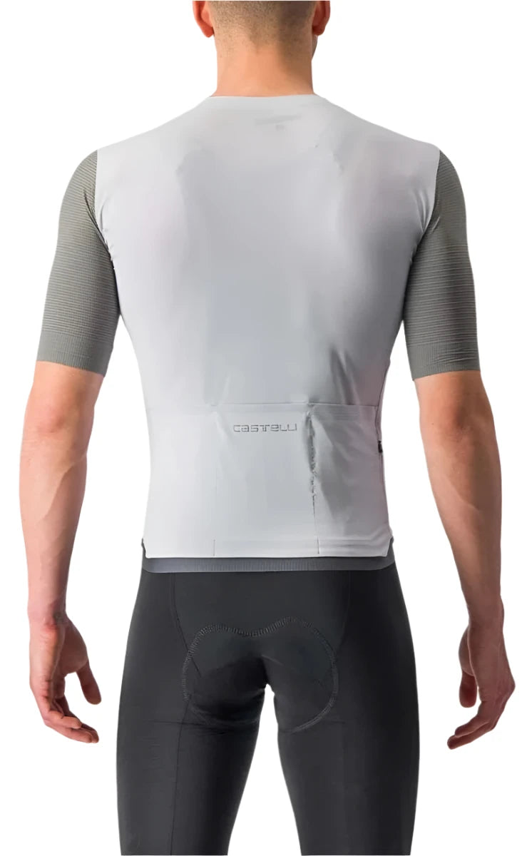 CASTELLI PREMIO BLACK JERSEY SILVER GRAY/SEDONA SAGE BACK