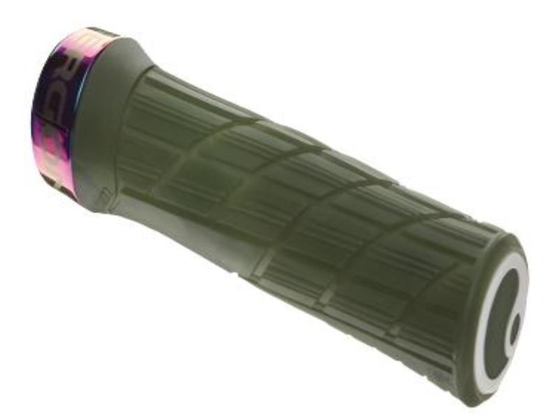 Ergon GE1 Evo Slim Factory Frozen Stealth with Oil Slick Grip