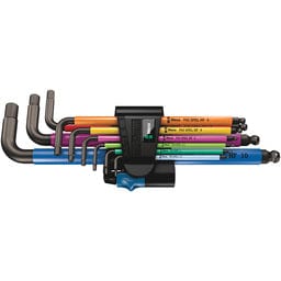 Wera 950/9 Hex-Plus Multicolour 1 L-Key Set w/Holding Function