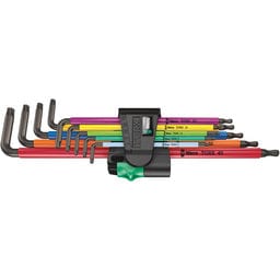 Wera 967/9 TORX BallEnd XL-Multicolour L-Key Set