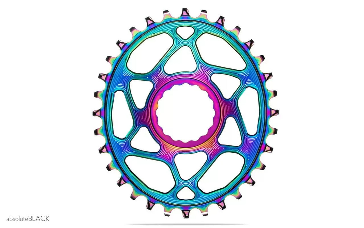 Absoluteblack Oval Premium Race Face Cinch Dm Boost (148) Nw Chainring - 3Mm Offset - Pvd Coating 30T