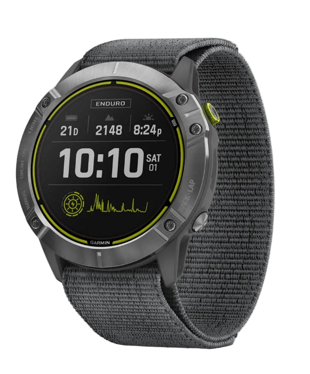 Garmin Enduro Solar Ultraperformance Watch Steel/Grey Band