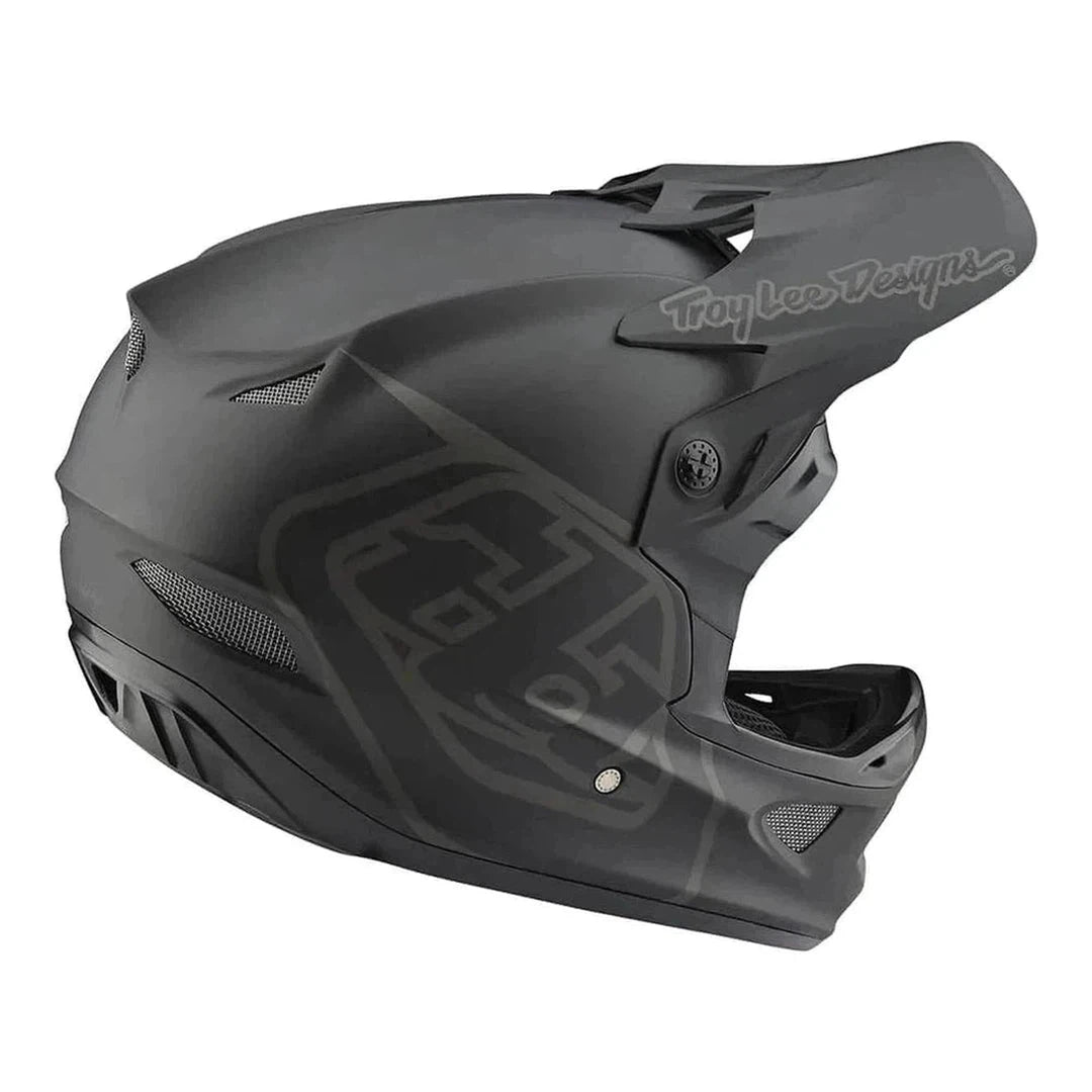 Troy Lee Designs D3 Fiberlite Helmet - Mono Black