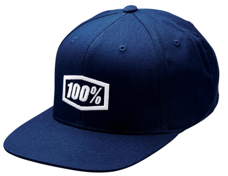100 Percent ICON Snapback Hat Navy