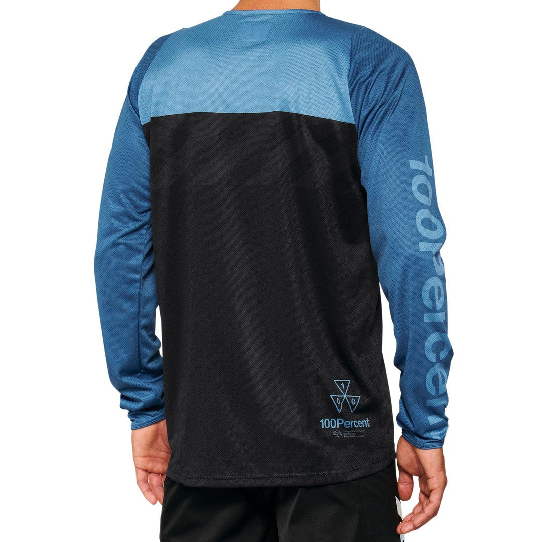100 Percent R-CORE Jersey Black/Slate Blue