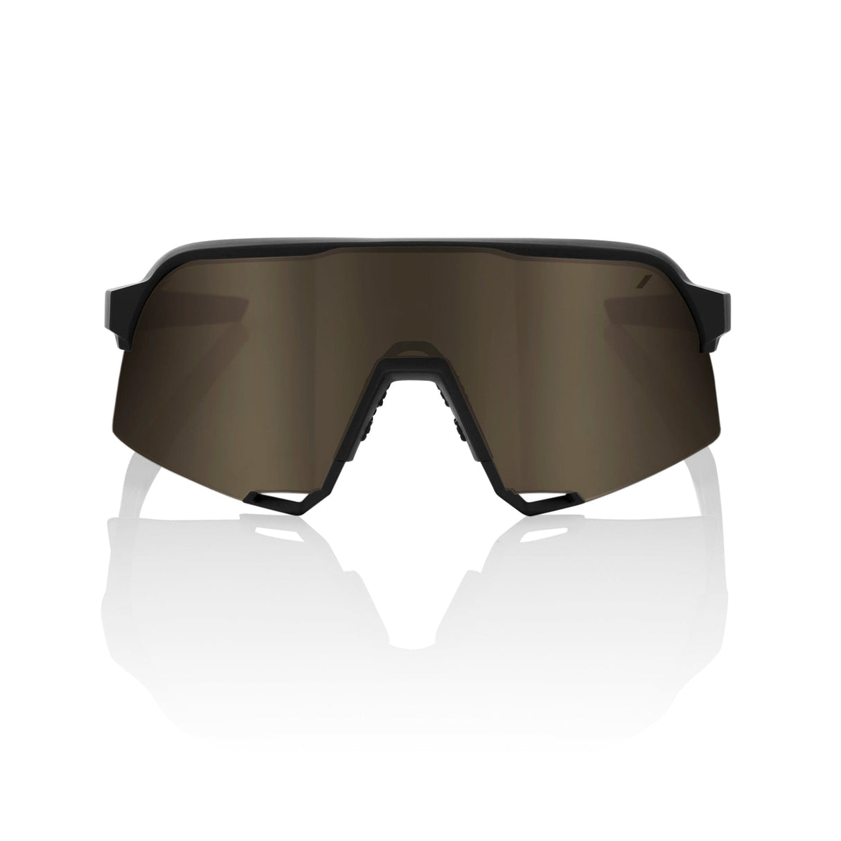 100 Percent Eyewear S3 - Soft Tact Black - Soft Gold Mirror