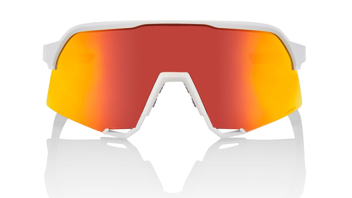 100% S3 - Soft Tact White - HiPER Red Mirror