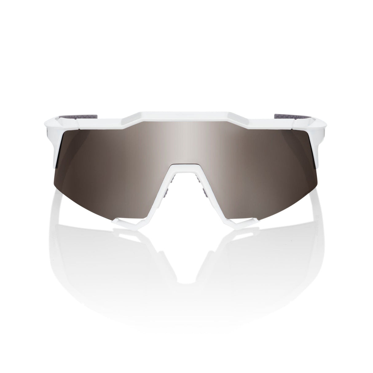 100 Percent Eyewear SPEEDCRAFT - Matte White - HiPER Silver Mirror