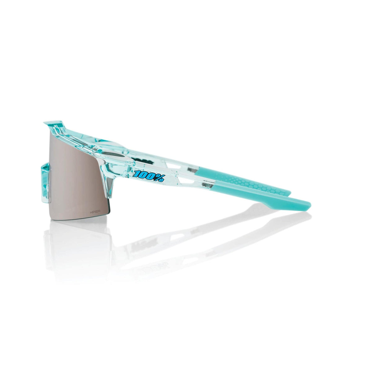 100 Percent Eyewear SPEEDCRAFT SL - Polished Translucent Mint - HiPER Silver Mirror