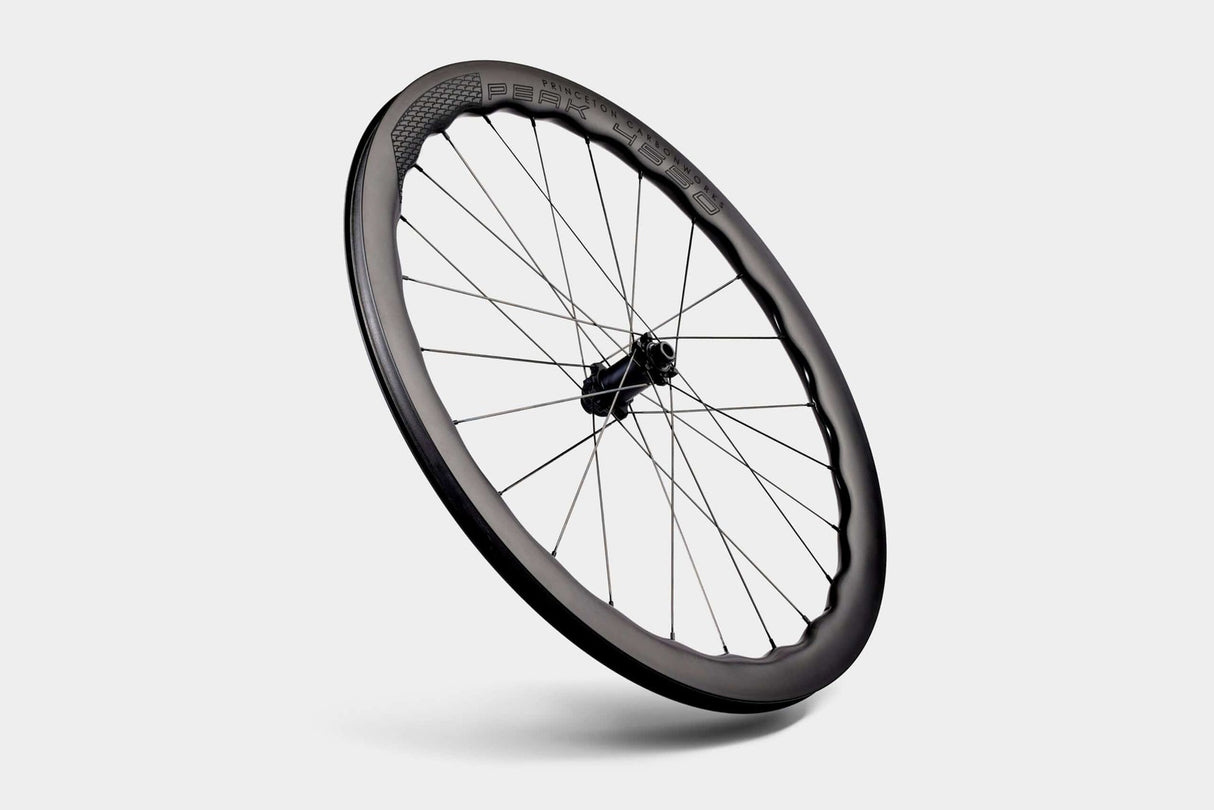 Princeton PEAK Disc Brake White Industries Shimano Carbon Wheelset Gold