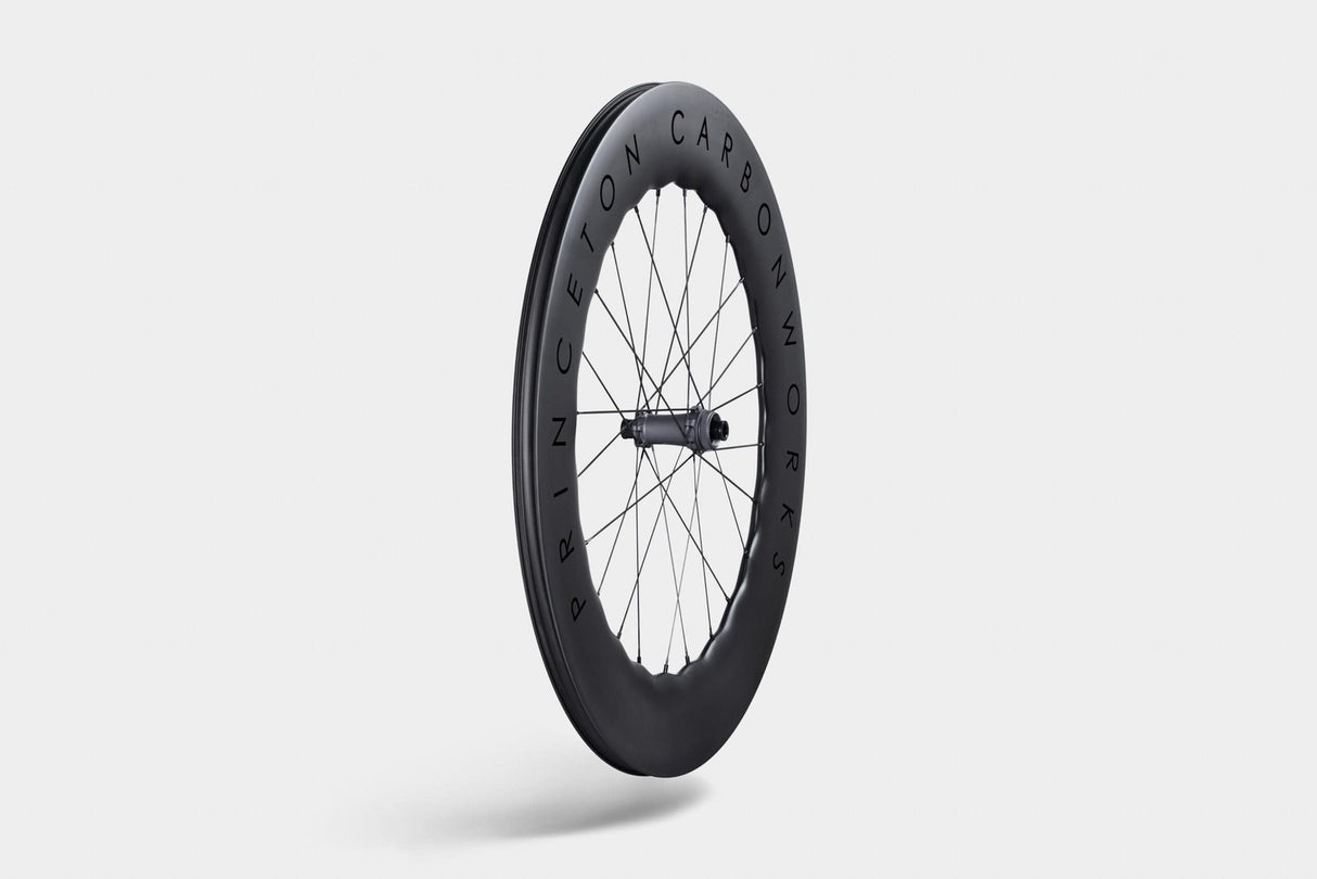 Princeton CODA 9590 Disc Brake White Industries Carbon Front Wheel Black