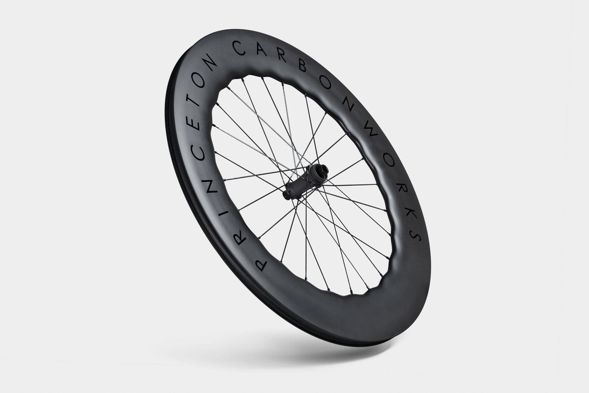 Princeton CODA 9590 Disc Brake White Industries Carbon Front Wheel Black