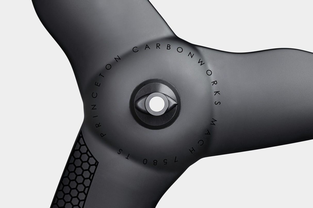 Princeton MACH 7580 TS Disc Brake Tactic Racing TR01 Carbon Front Wheel White