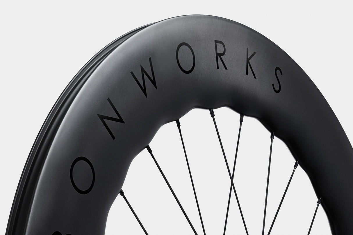 Princeton CODA 9590 Disc Brake White Industries Carbon Front Wheel Black