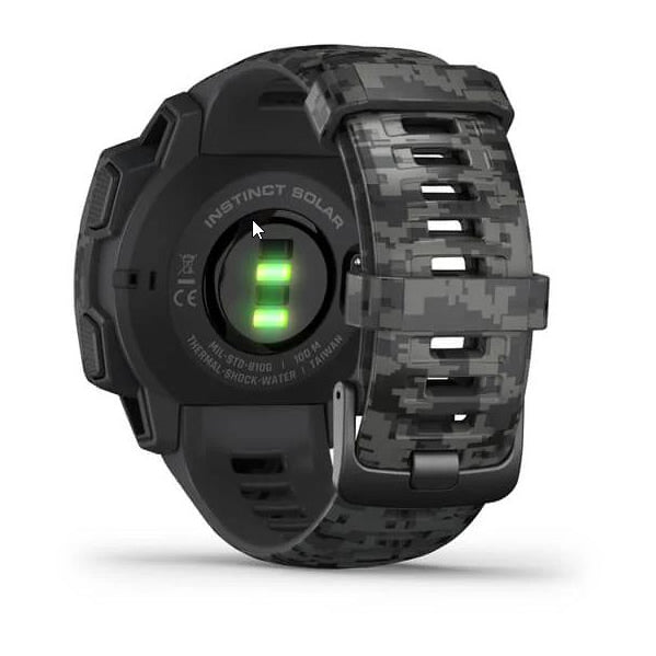 Garmin INSTINCT Solar GPS Watch - Camo Edition - Graphite