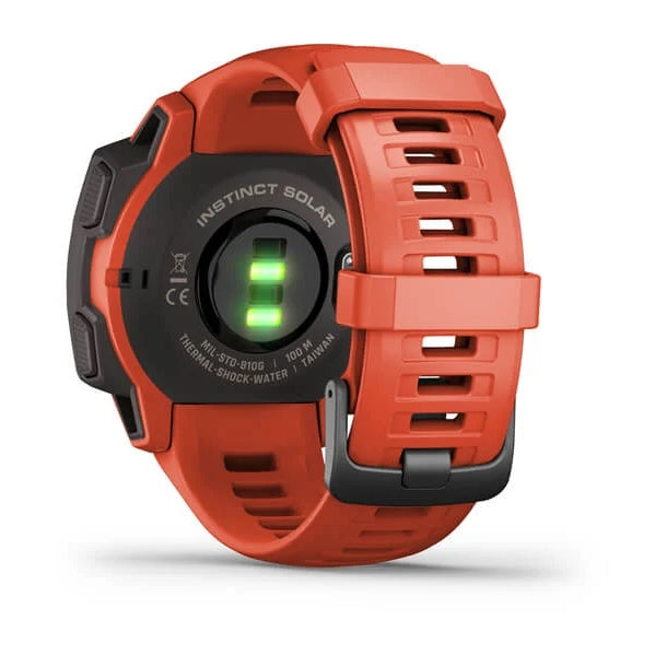 Garmin INSTINCT Solar GPS Watch - Flame Red