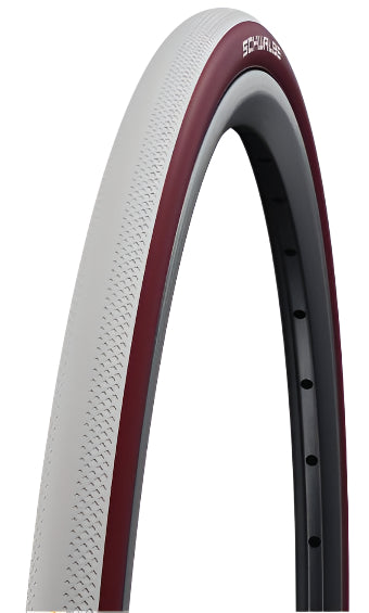 Schwalbe Wheelchair Dunk King 24 x 1.00" (25-540) Evolution Line White/Bordeaux Colour