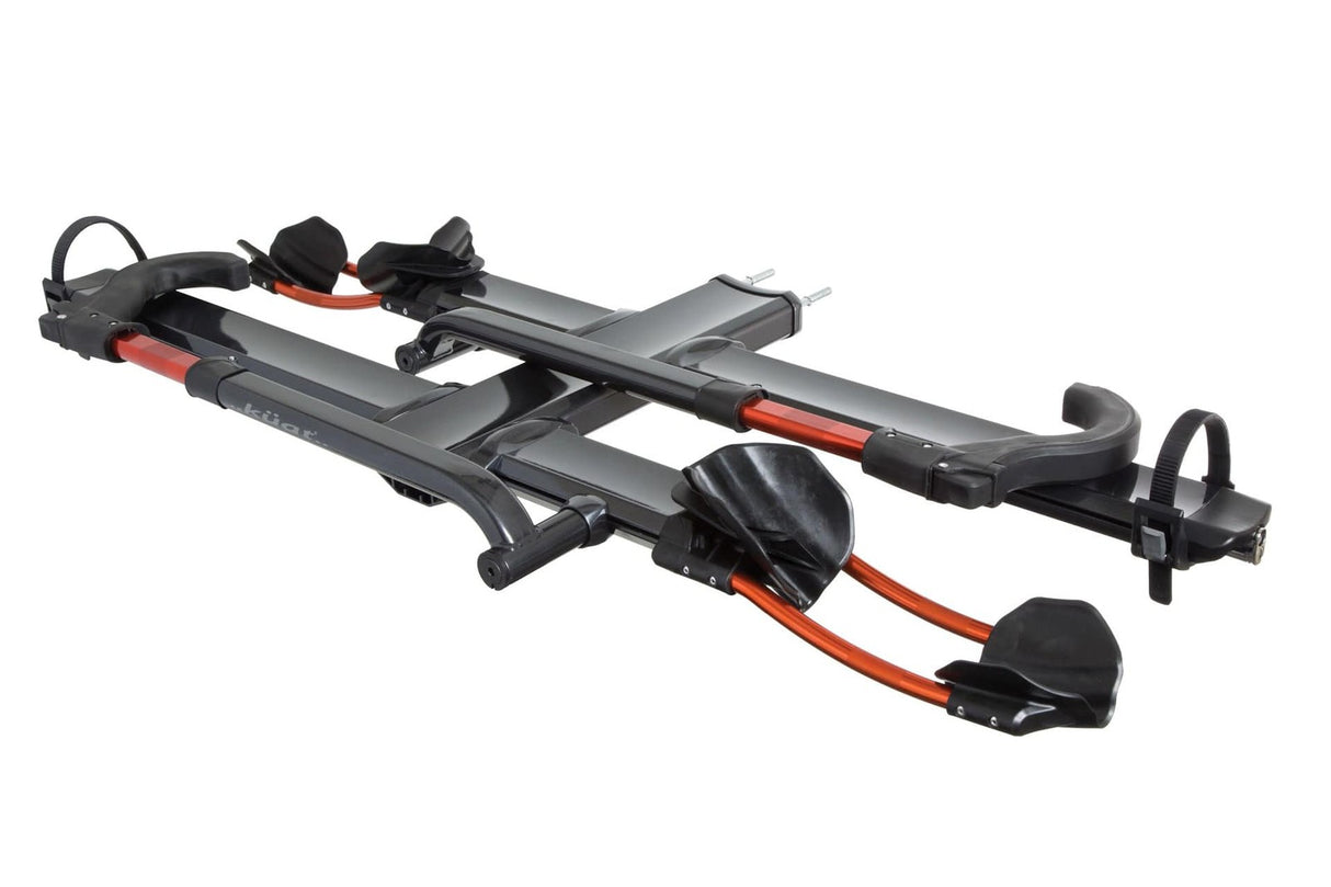 Kuat NV Add-On 2.0 2 inch - Grey Metallic & Orange Anodized 1 Bike