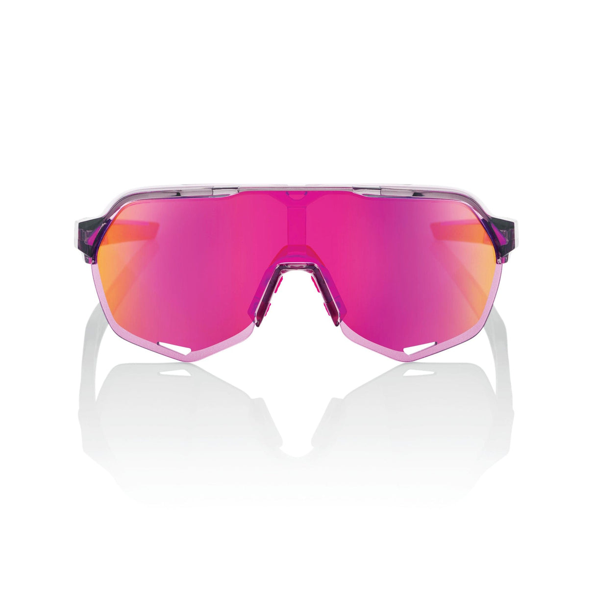 100 Percent Eyewear S2 - Translucent Polished Grey - Purple Mirror