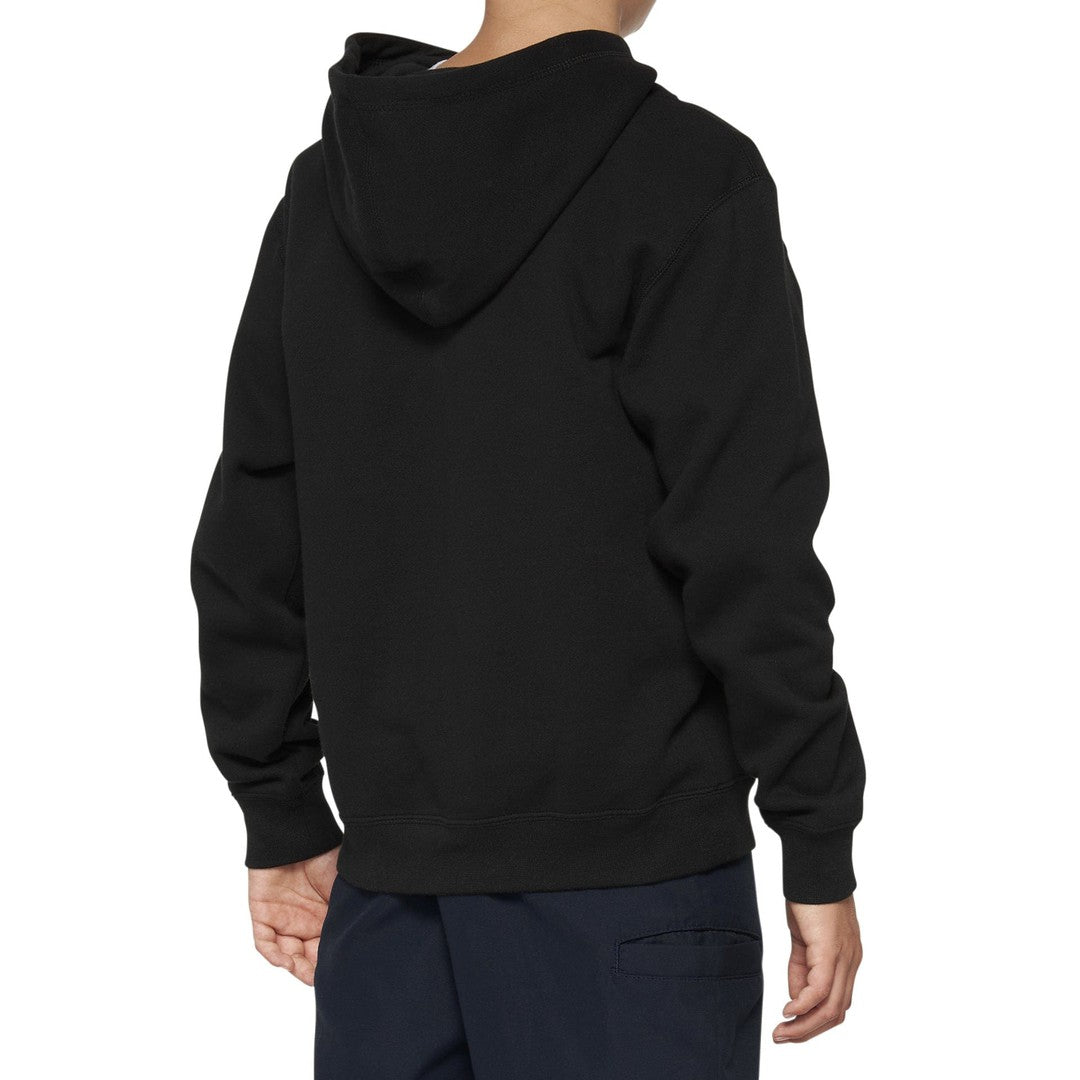 100 Percent ICON Youth Pullover Hoodie Fleece Black