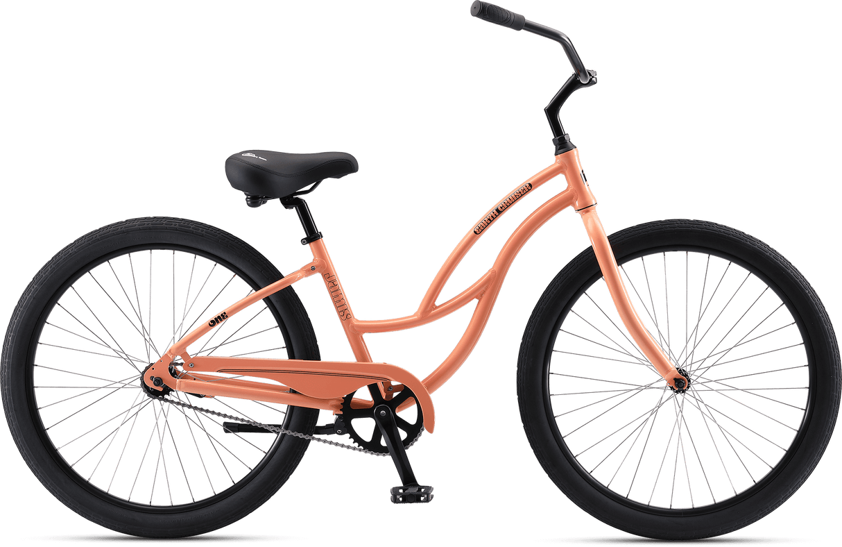 Jamis 2022 Earth Cruiser 1 Step-Thru Bike Coral