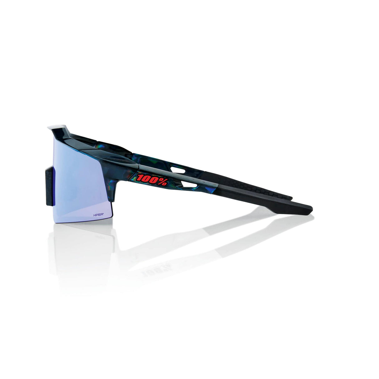 100 Percent Eyewear SPEEDCRAFT SL - Black Holographic - HiPER Blue