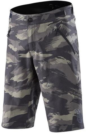 TLD SKYLINE Youth SHORT SHELL BRUSHED CAMO - MILITARY FRONT