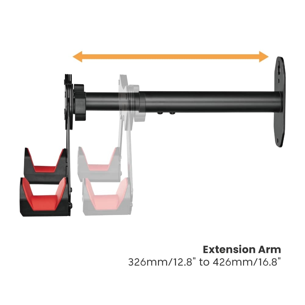 Bike Rakz EZI Hang Wall Bike Storage (Red)