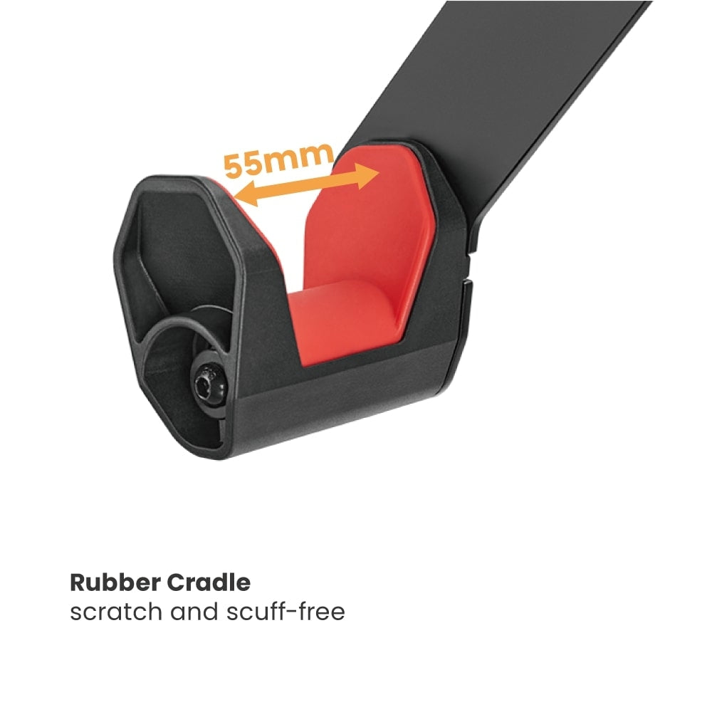 Bike Rakz EZI Hang Wall Bike Storage (Black)