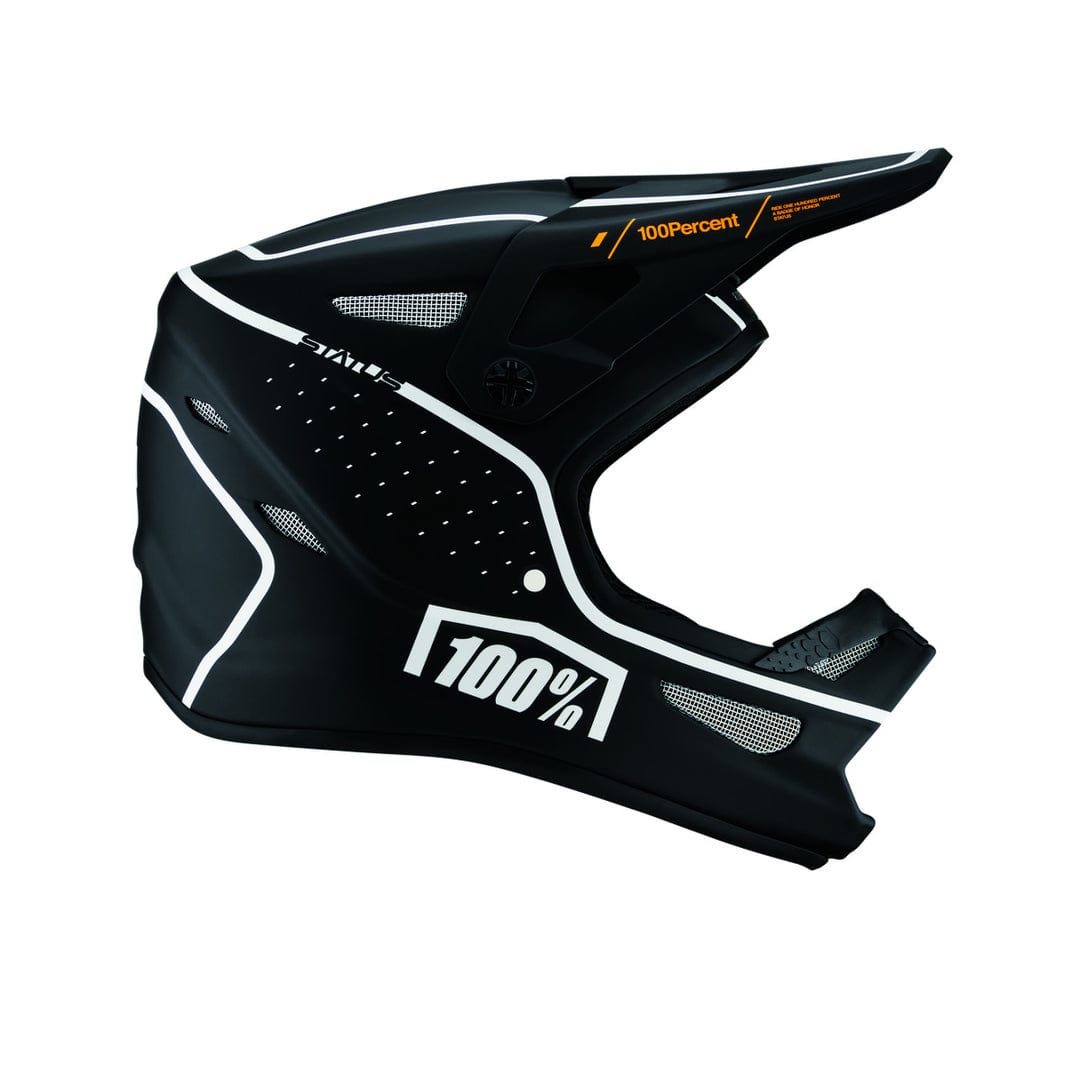 100 Percent Status Youth Helmet Dreamflow Black - Unboxed