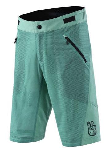 TROY LEE DESIGNS SKYLINE AIR SHORT GLASS - GREEN FRONT