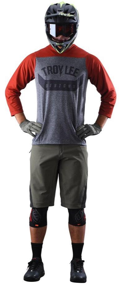 TLD RUCKUS SHORT SHELL - MILITARY FRONT FACING MODEL