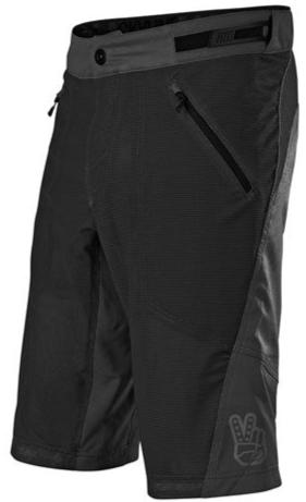 TLD SKYLINE AIR SHORT SHELL - BLACK SIDE FRONT