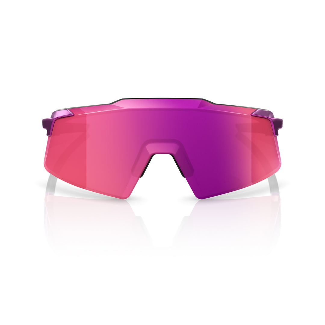 100 Percent Aerocraft Sunglasses - Gloss Purple Chrome/Purple Mirror