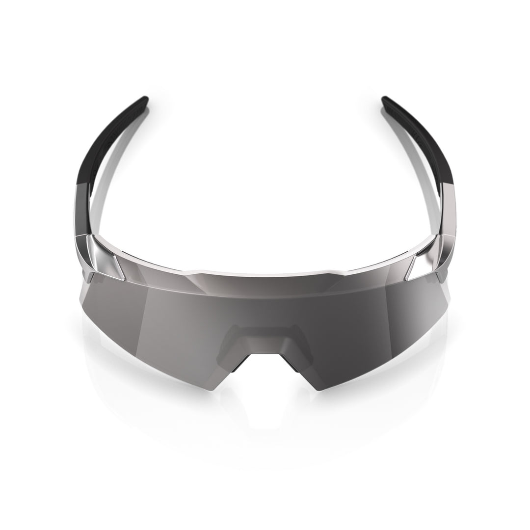 100 Percent Aerocraft Sunglasses - Gloss Black Chrome/HiPER Silver Chrome