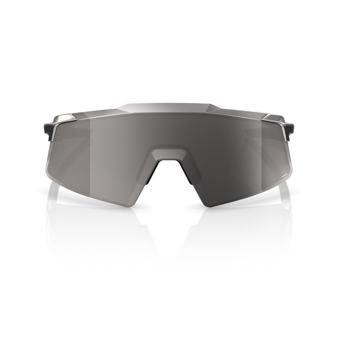 100 Percent Aerocraft Sunglasses - Gloss Black Chrome/HiPER Silver Chrome