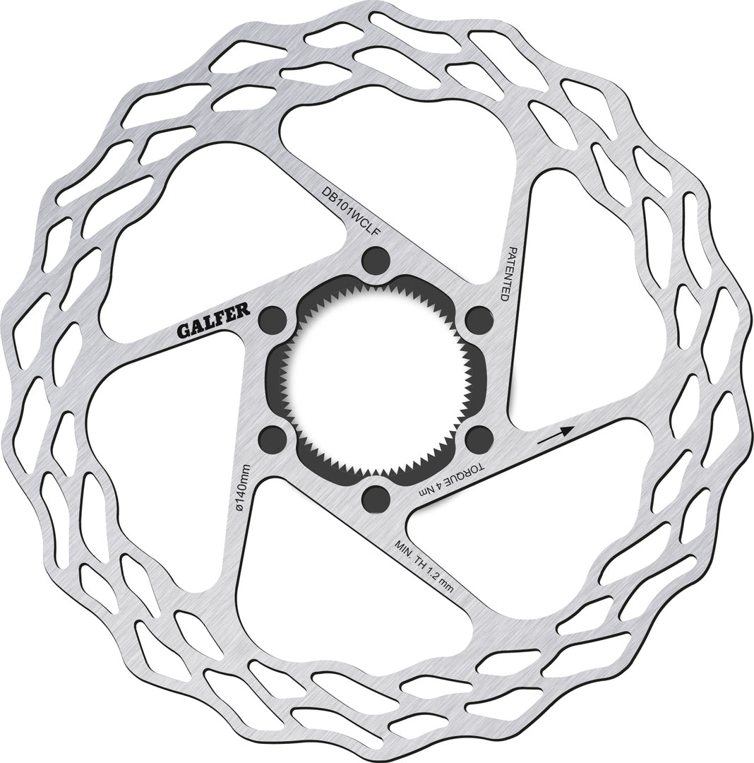 GALFER BIKE Fixed Disc Wave Centre-Lock Fulcrum AFS