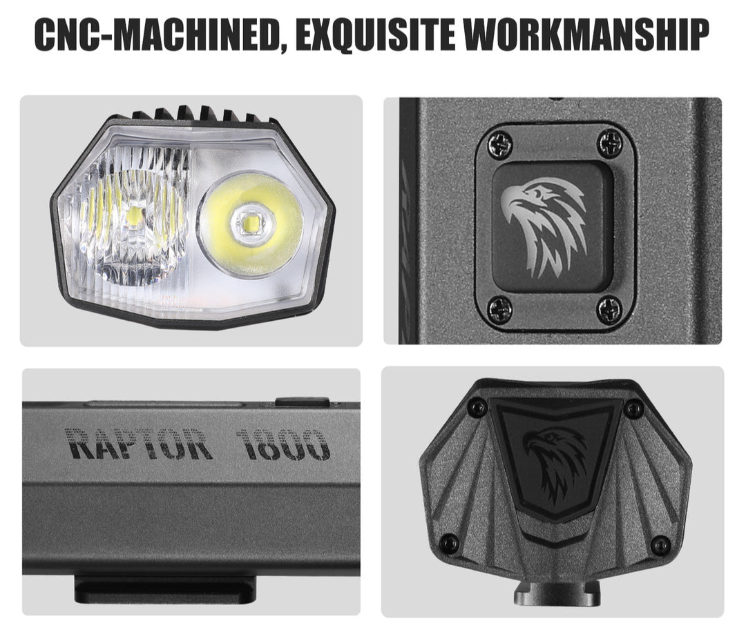 Gaciron Raptor 1800LM High Power Front Light